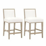 Martin Counter Stool Set of 2 LiveSmart Peyton-Pearl Counter Stools LOOMLAN By Essentials For Living