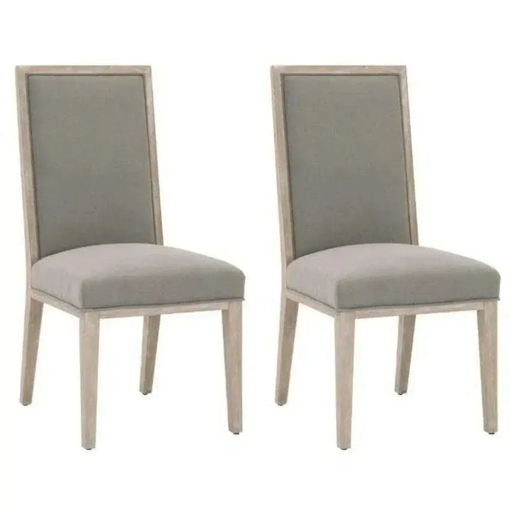 Martin Dining Chair 2PC LiveSmart Grey - LOOMLAN - Essentials For Living - Dining Chairs