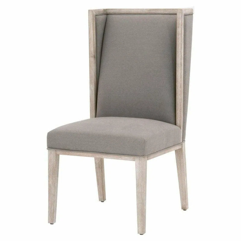 Martin Wing Chair Set of 2 LiveSmart Peyton-Slate Natural Gray Dining Chairs LOOMLAN By Essentials For Living