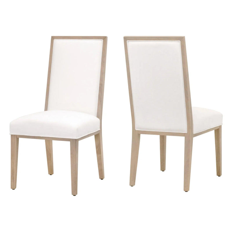 Martin Polyester Upholstered Armless Dining Chair (Set Of 2)