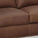 Marvell Top Grain Leather Sofa Hartford