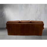 Made In the USA 90" Top Grain Leather Sofa Modern Hartford Sofas & Loveseats LOOMLAN By Uptown Sebastian