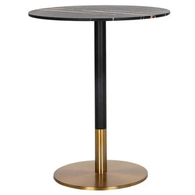 Massie Bar Table Black Marble Art Deco - LOOMLAN - SUNPAN - Bar Tables