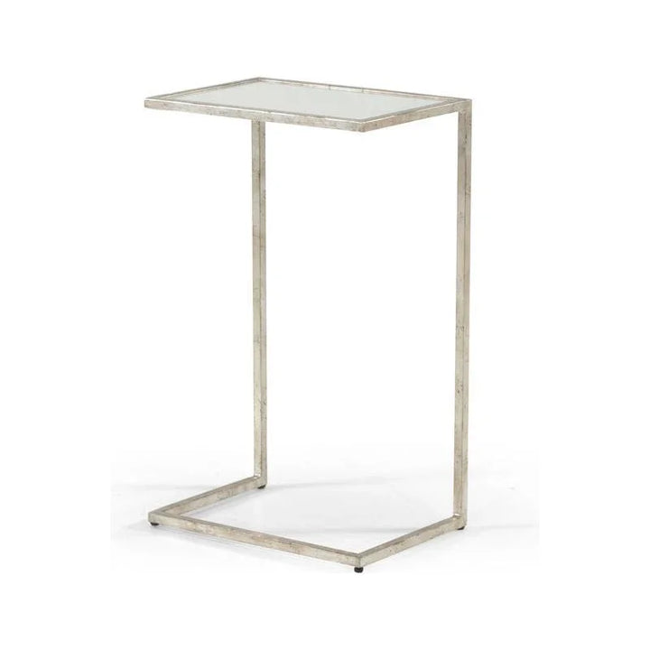 Matteson Iron Framed Rectangular Side Table - LOOMLAN - Chelsea House - Side Tables