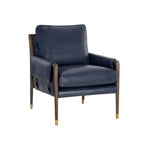 Mauti Leather Modern Armchair