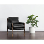 Mauti Leather Modern Armchair