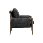 Mauti Leather Modern Armchair