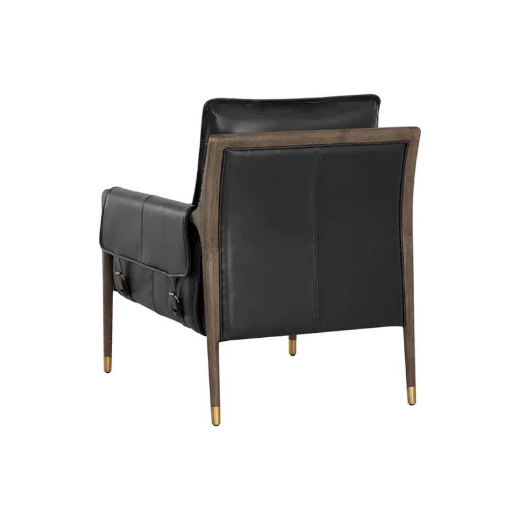 Mauti Leather Modern Armchair