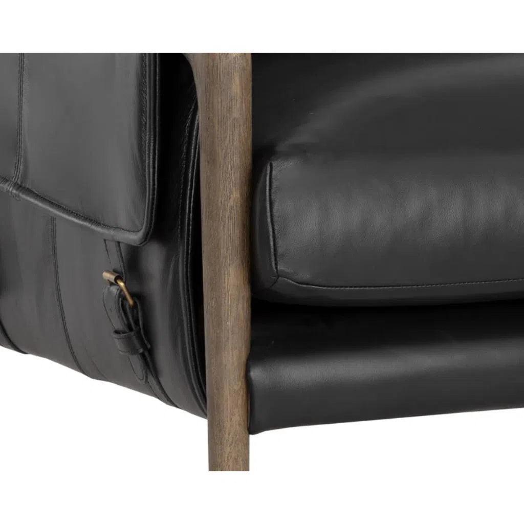 Mauti Leather Modern Armchair