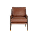 Mauti Leather Modern Armchair