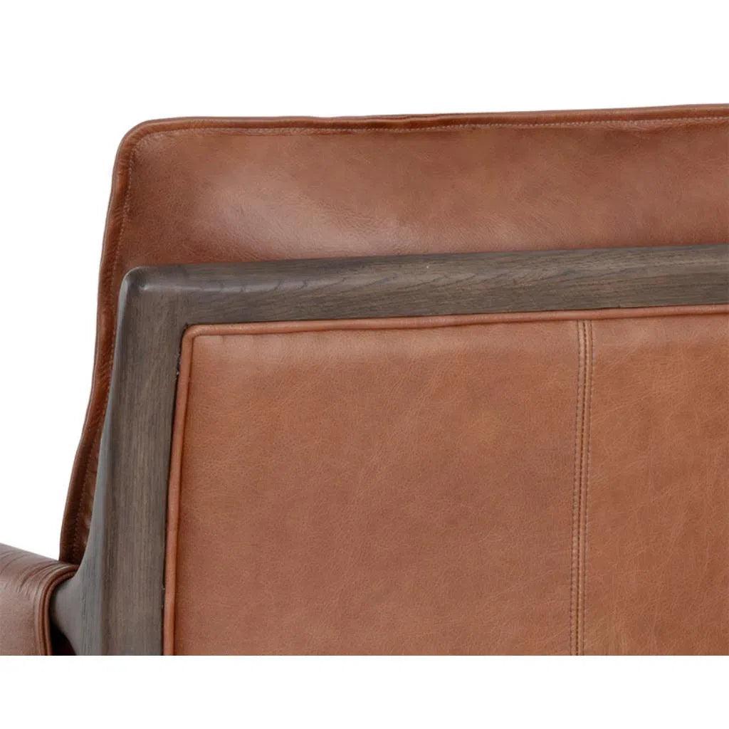 Mauti Leather Modern Armchair