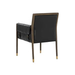 Mauti Leather Modern Dining Armchair