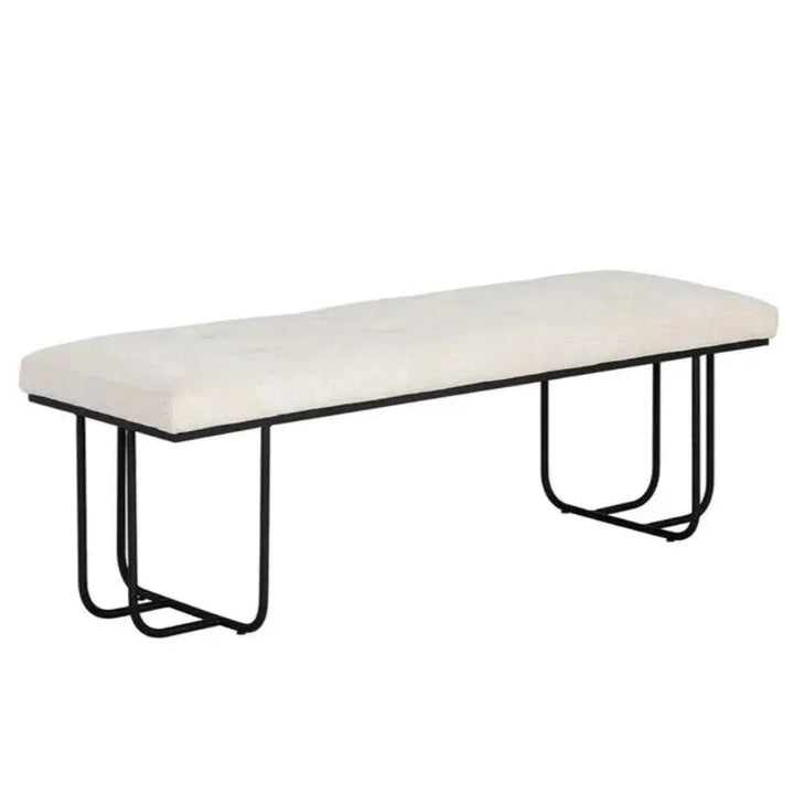 Maverick Leather Backless Bench - LOOMLAN - SUNPAN - Bedroom Benches