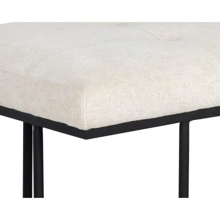 Maverick Leather Backless Bench - LOOMLAN - SUNPAN - Bedroom Benches