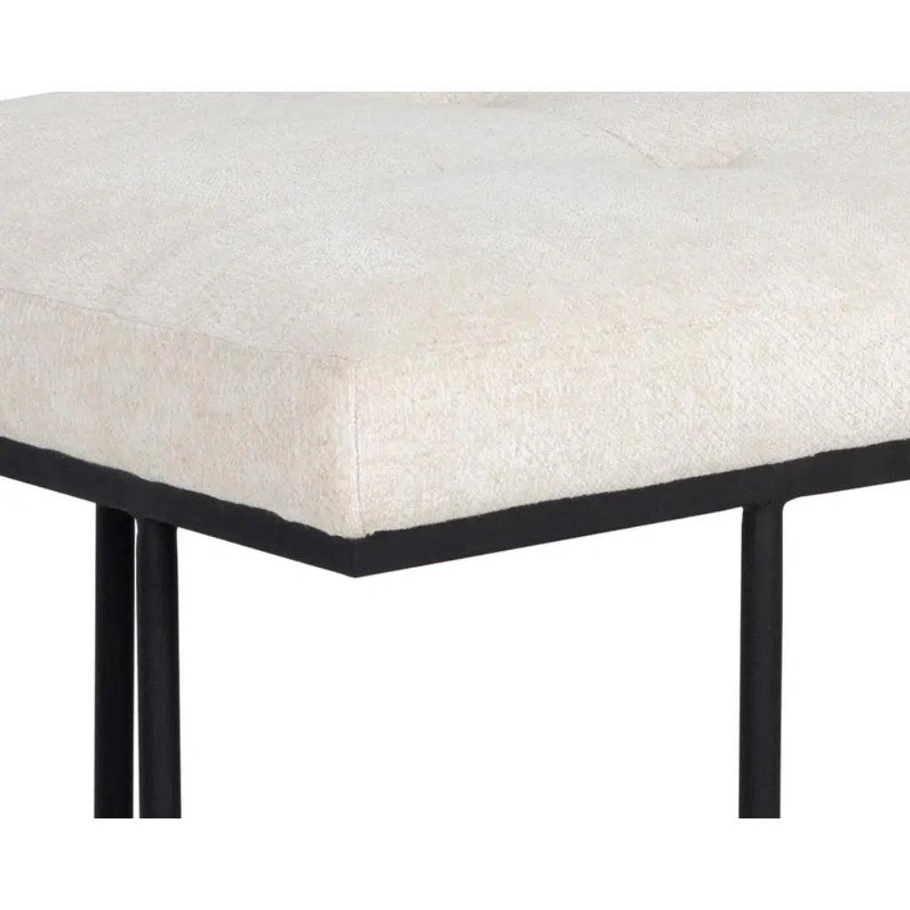 Maverick Leather Backless Bench