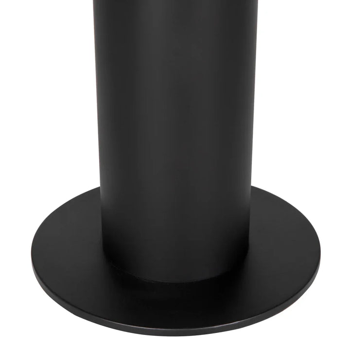 Max Industrial Steel Black Floor Lamp-Floor Lamps-Noir-LOOMLAN