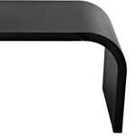 Maximus Desk, Black Unique Shape Modern Desk