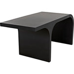 Maximus Desk, Black Unique Shape Modern Desk