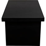 Maximus Desk, Black Unique Shape Modern Desk