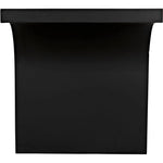 Maximus Desk, Black Unique Shape Modern Desk