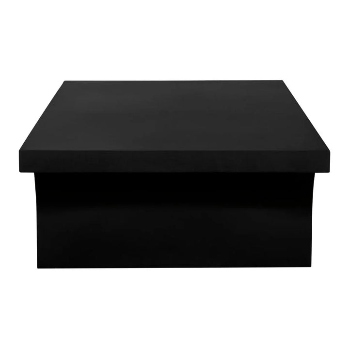 Maximus Steel Black Coffee Table - LOOMLAN - Noir - Coffee Tables
