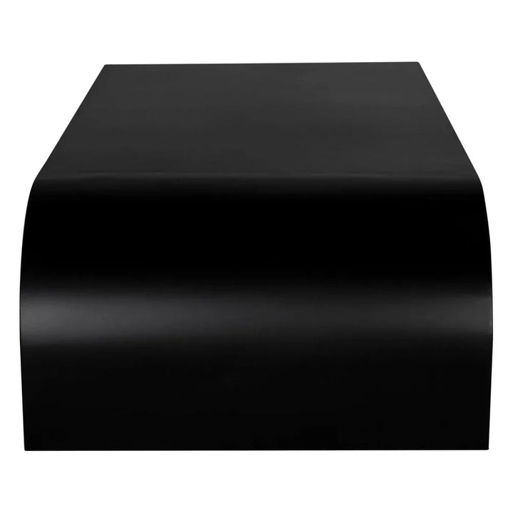 Maximus Steel Black Coffee Table - LOOMLAN - Noir - Coffee Tables