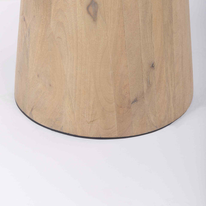 Maxwell White Marble Top Bistro Table-Dining Tables-Mercana-LOOMLAN