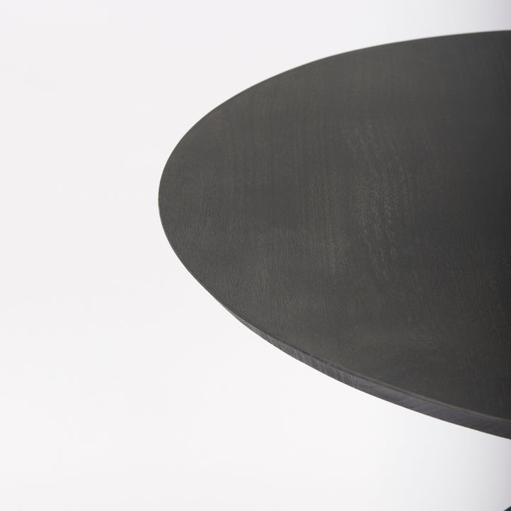 Maxwell Wooden Round Bistro Table-Dining Tables-Mercana-LOOMLAN