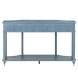 Maya Blue Console Table-Console Tables-Currey & Co-LOOMLAN