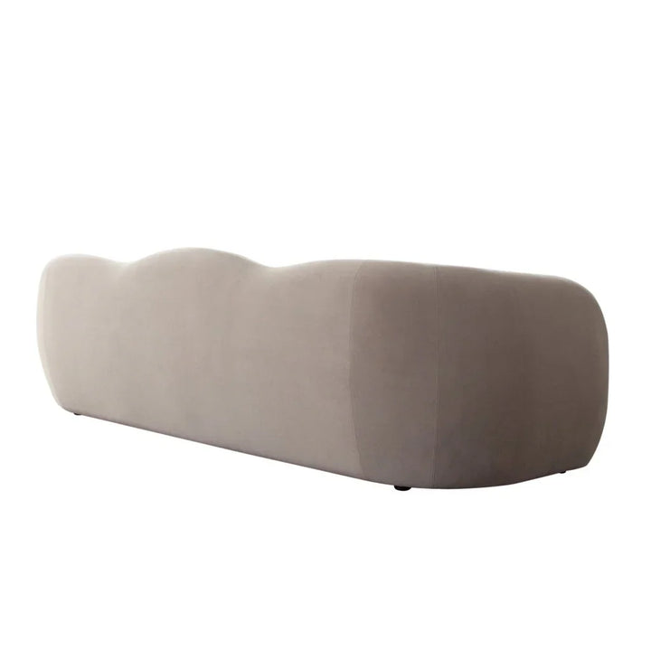 Maya Mink Performance Velvet Modern Sofa - LOOMLAN - Diamond Sofa - Sofas & Loveseats