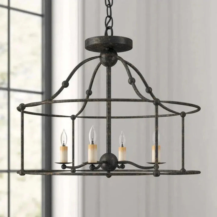 Mayfair Fitzjames Black Small Lantern - LOOMLAN - Currey & Co - Pendants