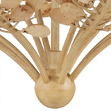 Maypan 4-Light Coco Shell Chandelier-Chandeliers-Currey & Co-LOOMLAN