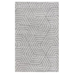 Mazey Hand-Loomed Grey Rug