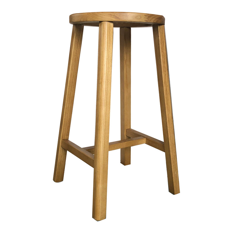  McGuire Mid-Century Modern Natural Wood Counter Stool Moe' Home