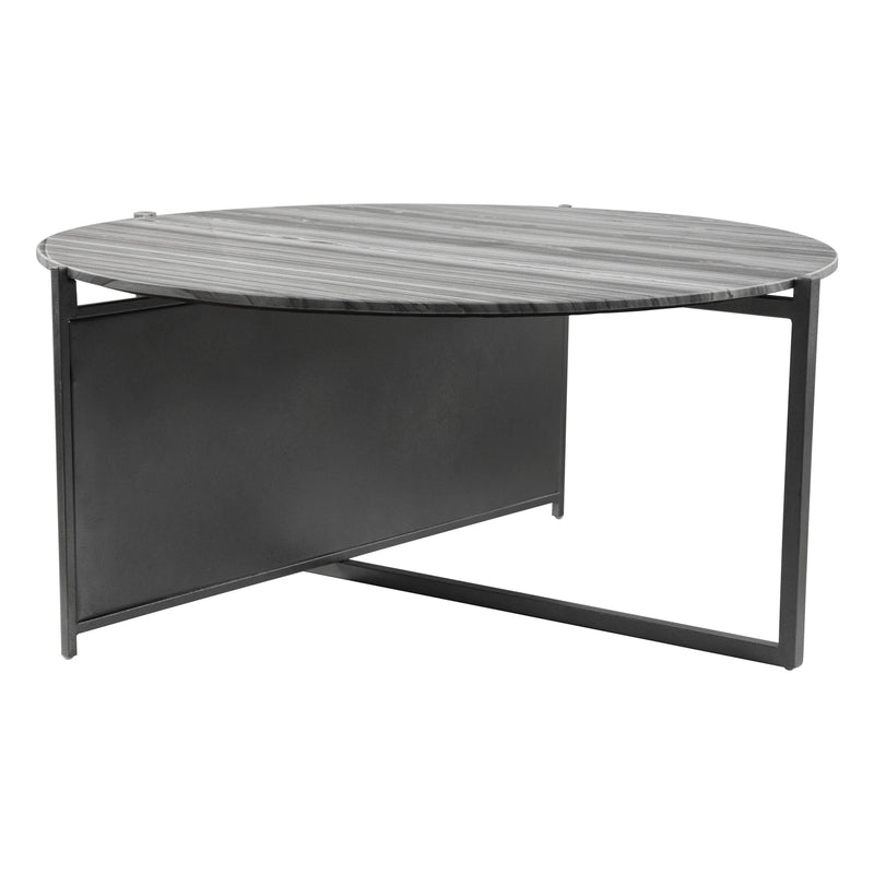 Mcbride Coffee Table Gray & Black Coffee Tables LOOMLAN By Zuo Modern