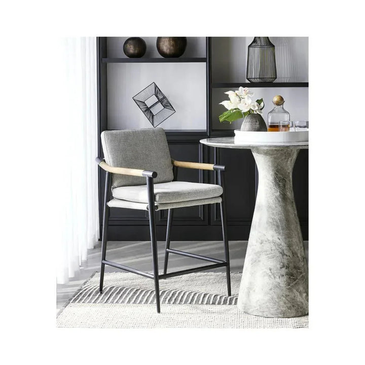 Meadow Fabric Counter Stool - LOOMLAN - SUNPAN - Counter Stools