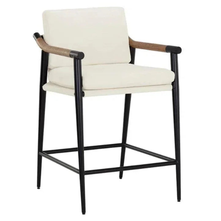 Meadow Fabric Counter Stool - LOOMLAN - SUNPAN - Counter Stools