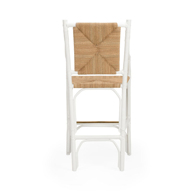 Mecklenburg Rattan Frame Bar Stool-Bar Stools-Chelsea House-LOOMLAN