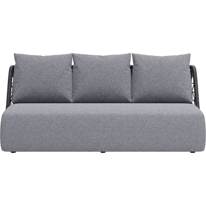 Mekan Gray Sofa - LOOMLAN - Zuo Modern - Outdoor Sofas & Loveseats