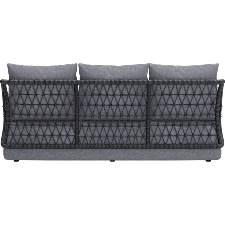 Mekan Gray Sofa - LOOMLAN - Zuo Modern - Outdoor Sofas & Loveseats