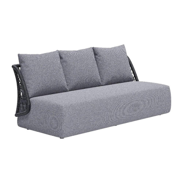 Mekan Gray Sofa - LOOMLAN - Zuo Modern - Outdoor Sofas & Loveseats