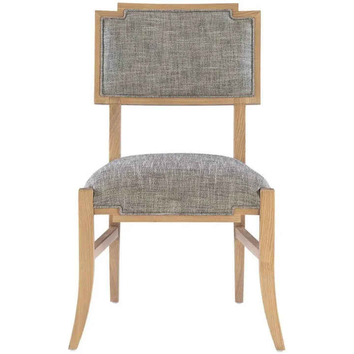 Melanie Blonde Wood Brown Armless Side Chair - LOOMLAN - Currey & Co - Accent Chairs