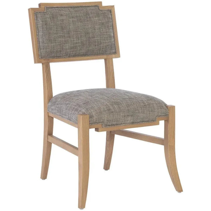 Melanie Blonde Wood Brown Armless Side Chair - LOOMLAN - Currey & Co - Accent Chairs