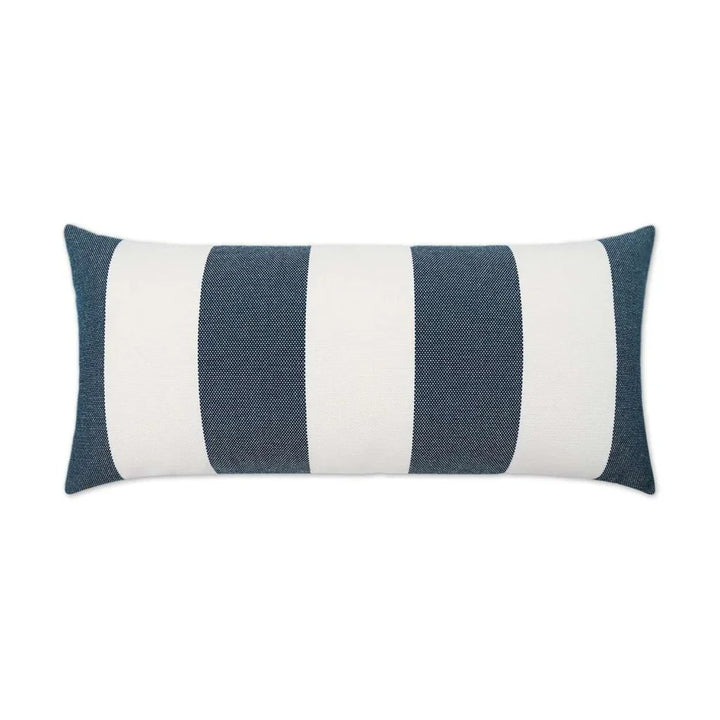 Melbourne Handmade Outdoor Pillow-Outdoor Pillows-D.V. Kap-Blue-Lumbar-LOOMLAN