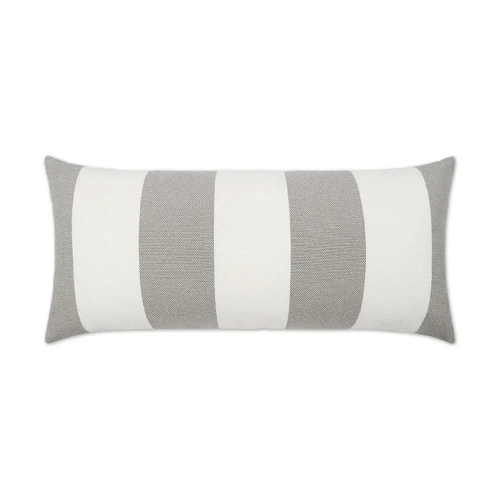 Melbourne Handmade Outdoor Pillow-Outdoor Pillows-D.V. Kap-Grey-Lumbar-LOOMLAN