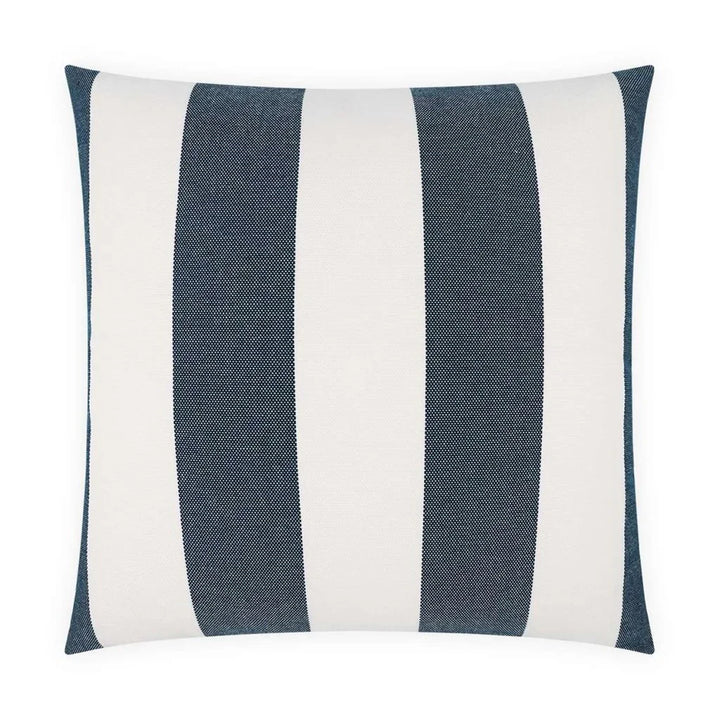 Melbourne Handmade Outdoor Pillow-Outdoor Pillows-D.V. Kap-Blue-Square-LOOMLAN