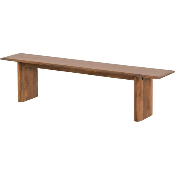 Melgren Wooden Backless Dining Bench-Dining Benches-LOOMLAN-LOOMLAN