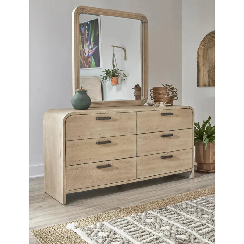 Melia 6-drawer Dresser and Mirror