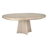 Melia Light Sand Finished Wooden Dining Set