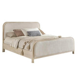 Melia Light Sand Low Profile Bed Frame